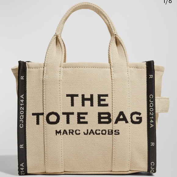 EUC like new Marc Jacobs The Jacquard Mini Tote Bag in “Warm Sand” - Picture 1 of 9
